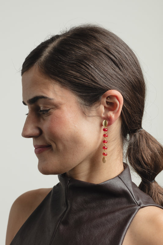 Pendiente Verme Caramelo