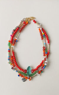 Collar Choker Rubí