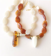 Collar Choker Dawa caramel