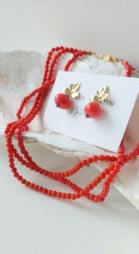 Pendientes Geranio