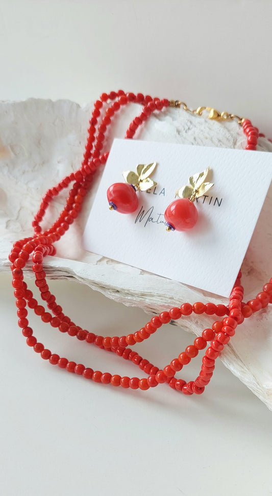 Pendientes Geranio