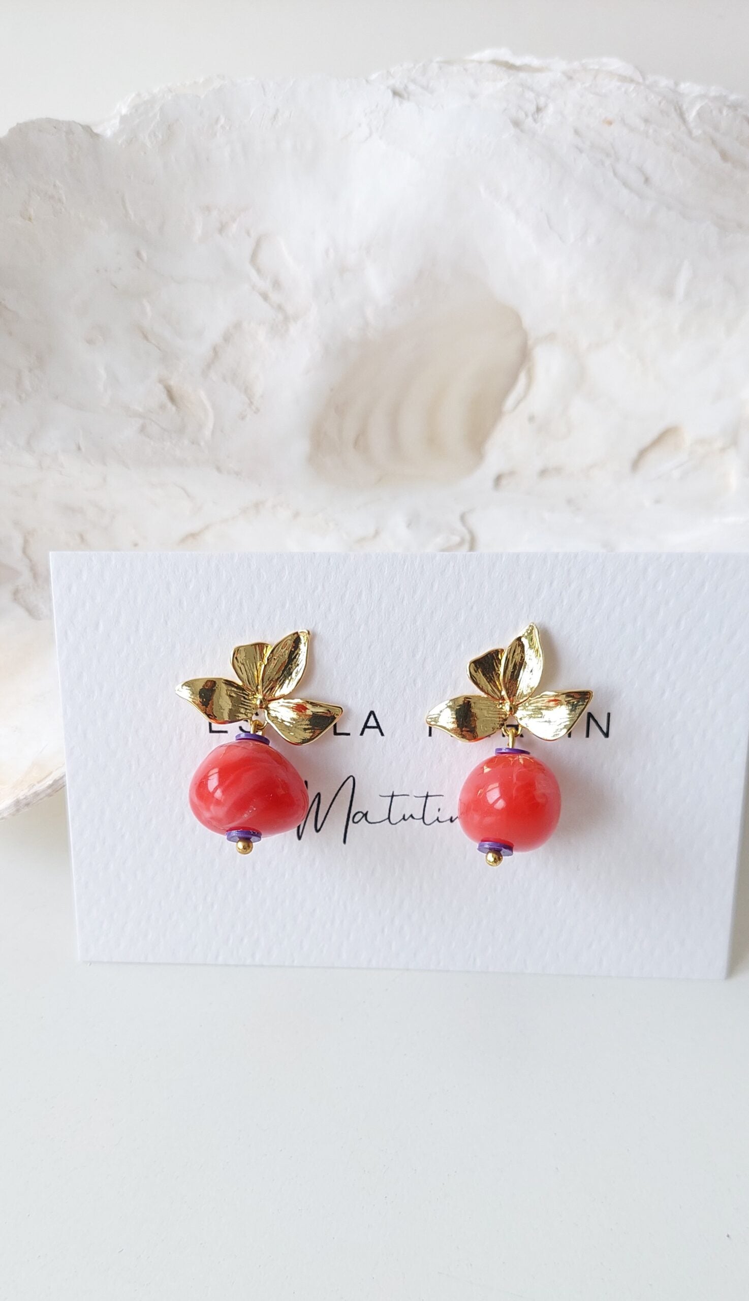 Pendientes Geranio