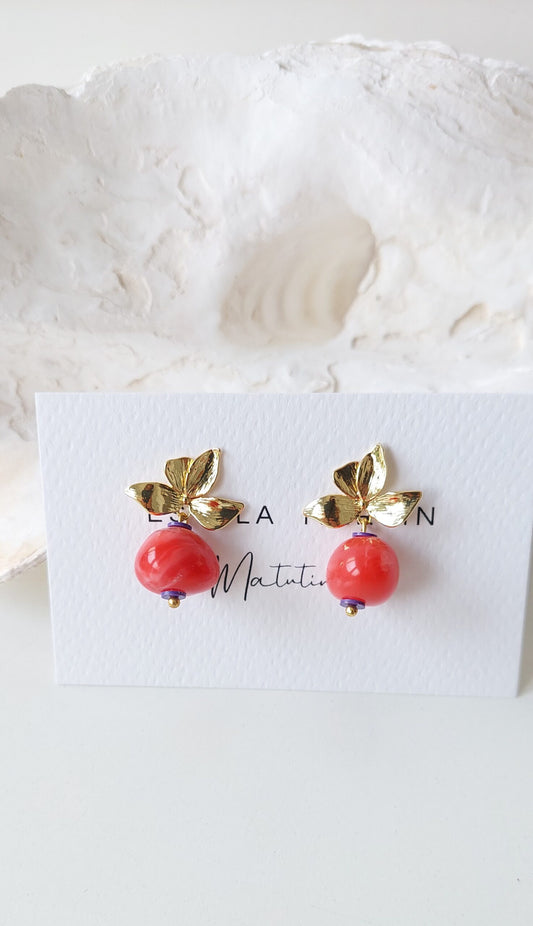 Pendientes Geranio