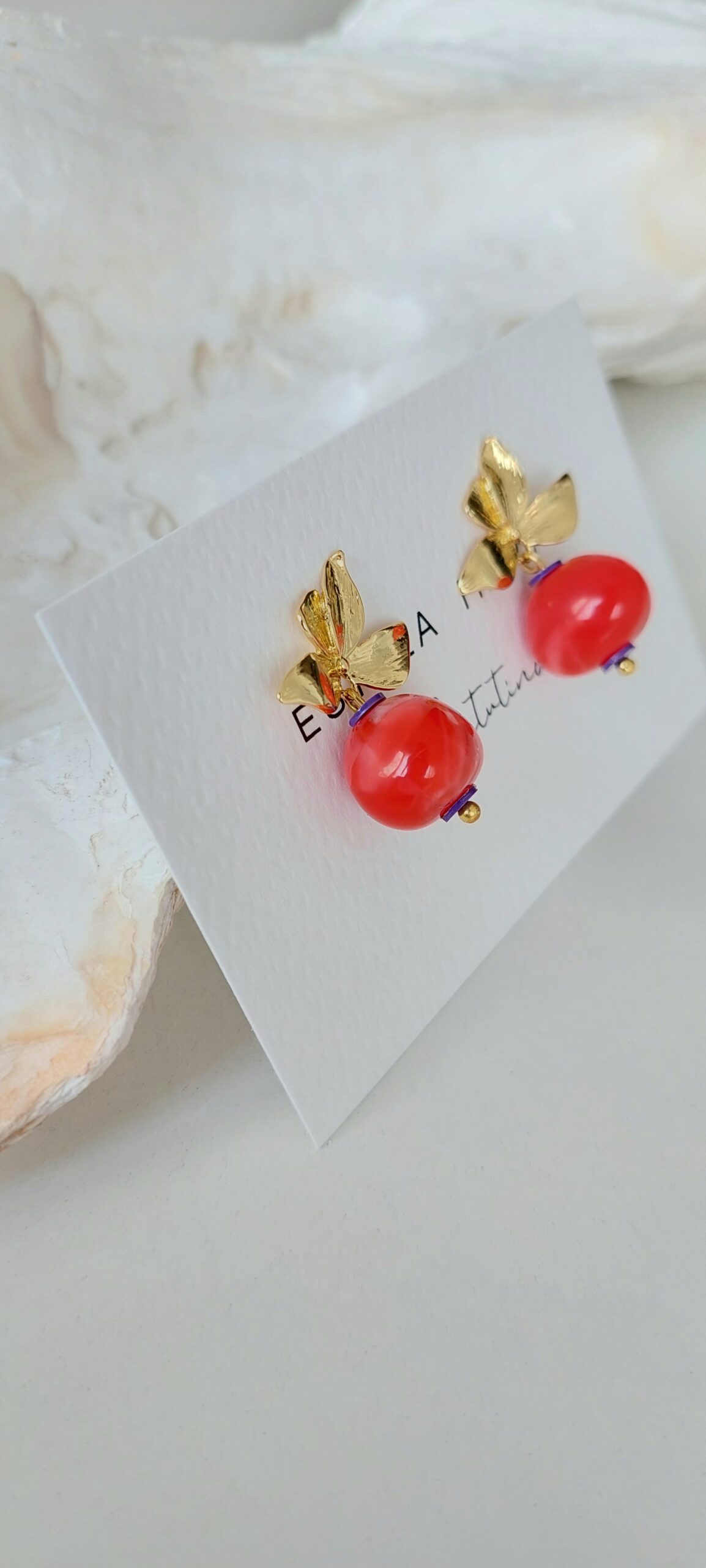 Pendientes Geranio