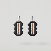 Pendiente Hebilla Negro