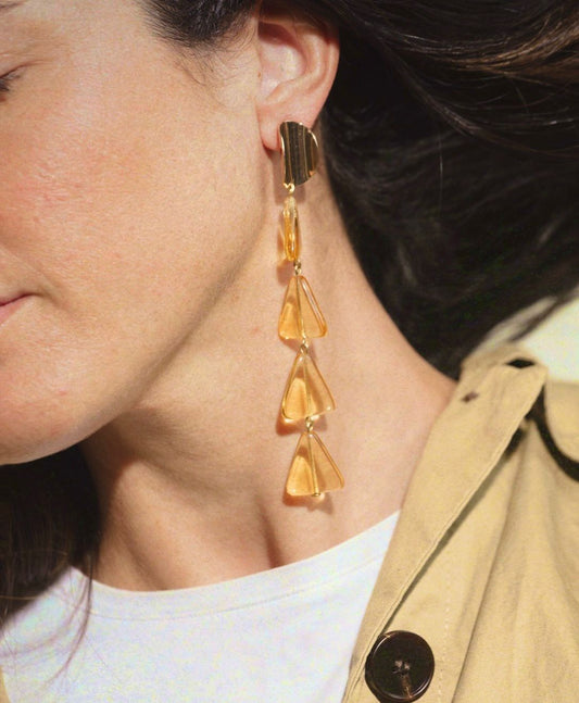 Pendiente Kora Ámbar